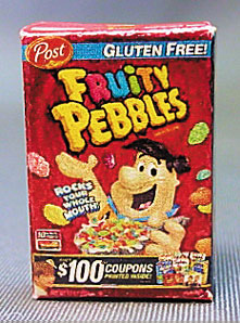 Dollhouse Miniature Fruity Pebbles